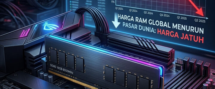 Harga RAM Mulai Menurun, Namun Belum Sepenuhnya Terjangkau