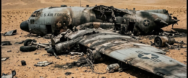 Tragedi Misi Rahasia: Dua Pesawat Operasi Khusus AS Ludes di Gurun Iran