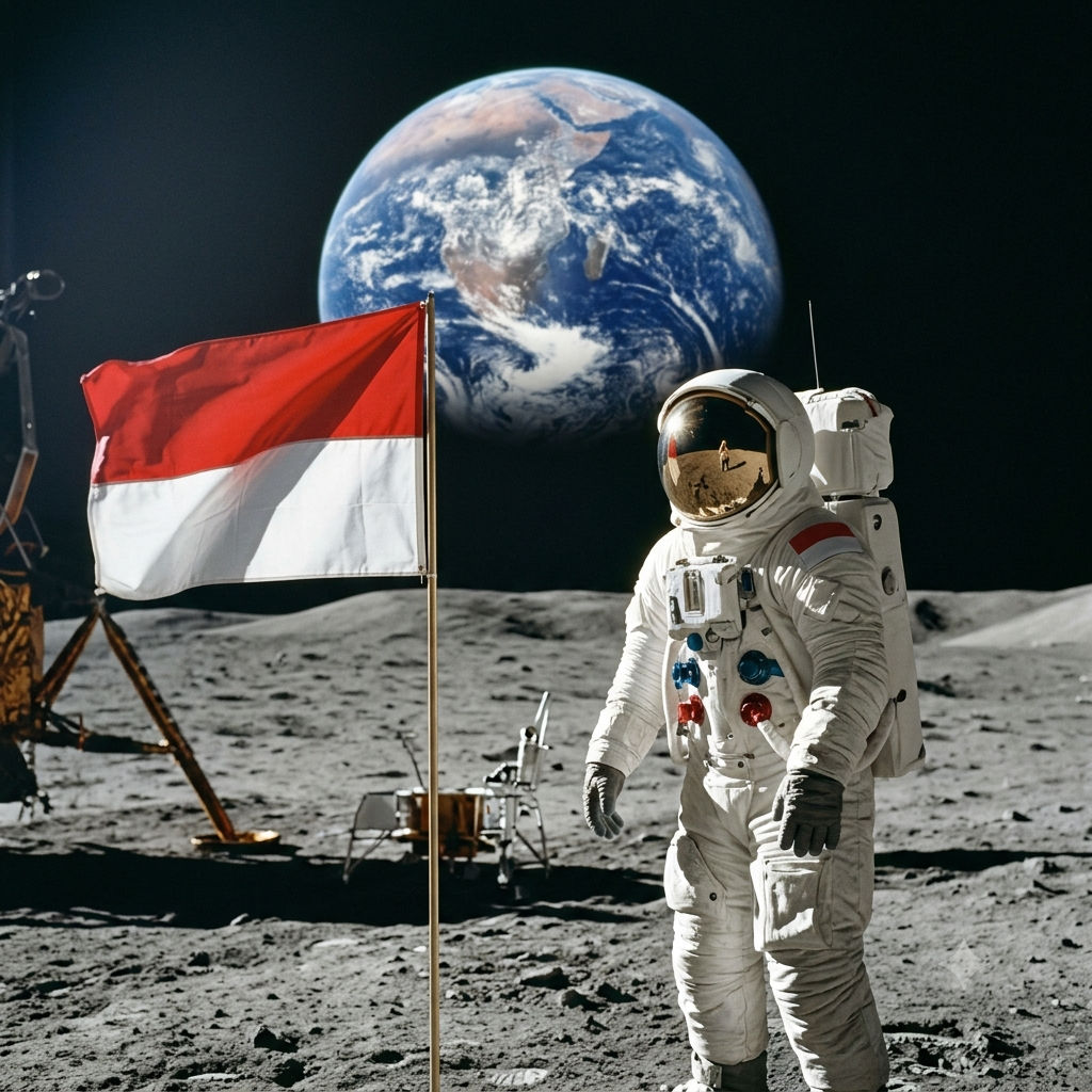 Kehadiran Manusia di Bulan